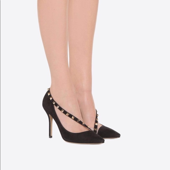 Valentino Rockstud suede pumps - Picture 8 of 8